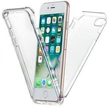 Funda iPhone 7 Case Funda, New Trent eSobala 7 Light Weight Clear Transparent Case Funda with Bumper Protection, Built-in Screen Protector for Apple Funda iPhone 7
