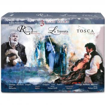 Opera Classics Collection: Verdi's Rigoletto, La Traviata & Puccini's Tosca - 4 DVD Set