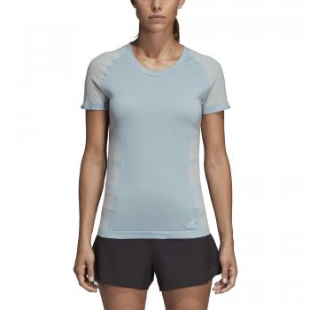 adidas Cru tee PK W Camiseta, Mujer, gricen/blapur, M
