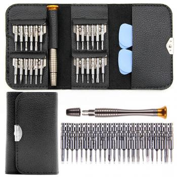 Migimi 25 en 1 multiuso Mini Kit de destornilladores de precisión destornillador, Multi Media Juego de reparación de herramientas universal, Juego de herramientas de reparación electrodoméstico DIY