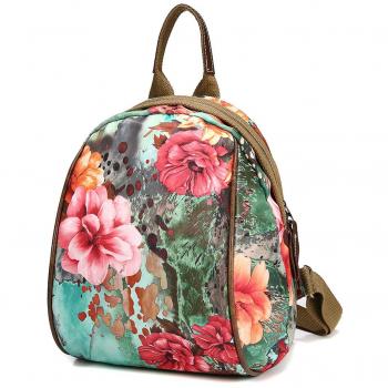 Bolso de Moda Mochila, JOSEKO Mujer Nylon Patrón de Flores Bolso de Estilo Nacional Multifuncional Bolsas de Hombro Mochilas