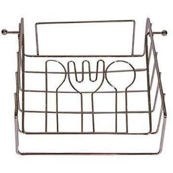 Bigbuy Home S3605216 Servilletero Acero, 17.2 x 7.5 x 21 cm
