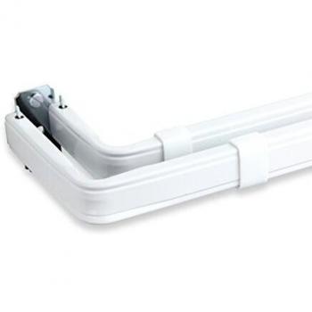 Lockseam Double Curtain Rod 28-48 inch