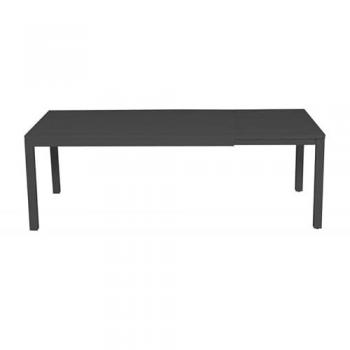Mesa Extensible Antracita de Aluminio Boston 160/220x90 cm h 76 cm