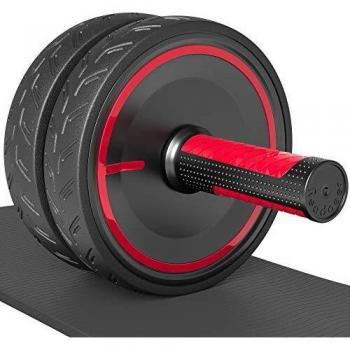 Readaeer AB Roller Rueda de abdominales para flexiones ,rodillo de rueda para abdominales con doble rueda,ejercicio en casa