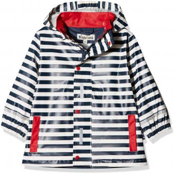 Chaqueta Impermeable Infantil Playshoes Azul Marino/Blanco Talla 140 Unisex