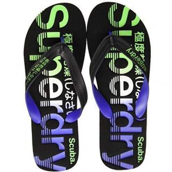 Superdry Scuba Faded Logo Flip Flop, Chanclas para Hombre, Multicolor