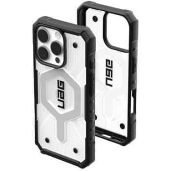 Funda para teléfono móvil Urban Armor Gear Pathfinder Clear para iPhone 16 Pro, 16 cm (6.3), colores Negro, Gris y Blanco