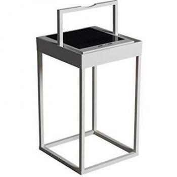Lámpara LED Solar Portofino, Pared/Mesa, Blanca, 2.2W, 180lm, IP54, Dimmable, Sensor de Crepúsculo