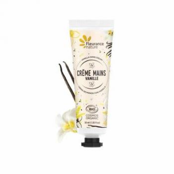 Crema de manos orgánica de vainilla 30ml