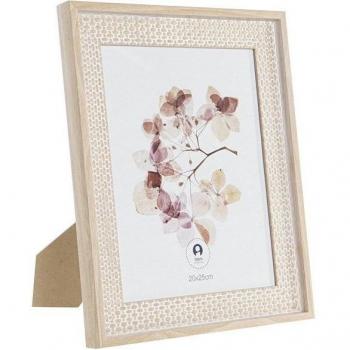 Marco de Fotos DKD Home Decor Natural Madera Madera MDF 26,5 x 2 x 32 cm