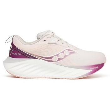 Saucony Triumph 22 Women's Neutral Running Shoes - Moon and Plum, Size 42.5