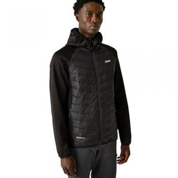 Chaqueta Híbrida Impermeable para Hombre Regatta Andreson VIII Negra Talla XXL