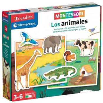 Juego Educativo Montessori Los Animales