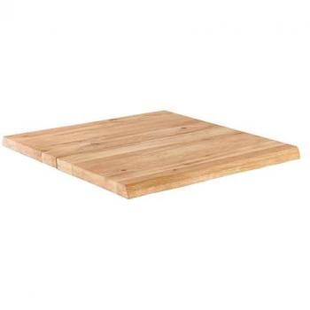 Tablero de roble con bordes irregulares (70 x 70 cm)