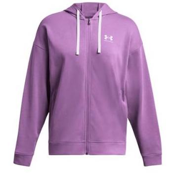 Under Armour Men's Rival Terry Os Jacket in Provence Purple