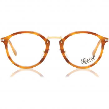 Persol PO3309V VICO Asian Fit 960 Men's Eyeglasses Brown Size 51 - Blue Light Block Available