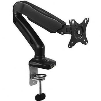 Soporte de Escritorio con Resorte de Gas para 1 Monitor de hasta 27 Pulgadas con estándar de Montaje VESA