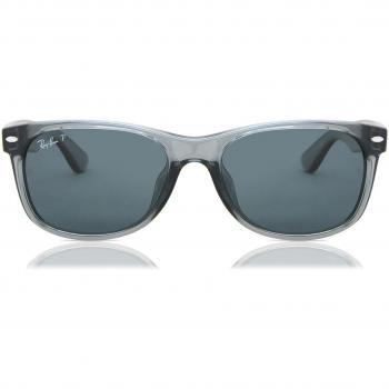 Ray-Ban RB2132F Asian Fit NEW WAYFARER 64503R Gafas de Sol para Hombre Grises 55 mm