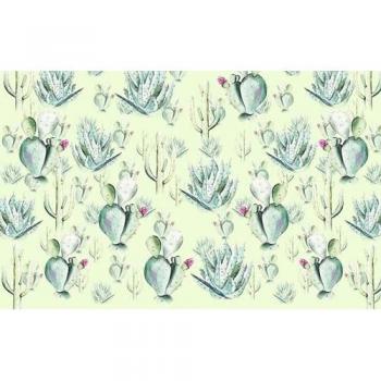Papel Pintado No Tejido Komar - Cactus Verde - Tamaño: 400 x 250 cm - Ancho de Banda: 100 cm
