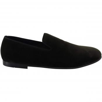 Dolce & Gabbana Green Velvet Slip On Men's Loafers Shoes - EU39/US6