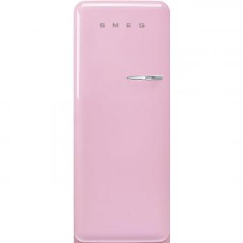 Frigorífico-Congelador SMEG FAB28LPK5 Rosa Retro Años 50 Bisagra Izquierda Clase D 1.54m