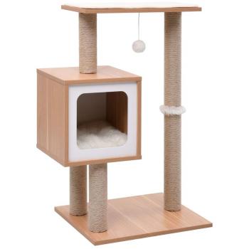 Árbol para gatos con rascador de sisal de 82 cm