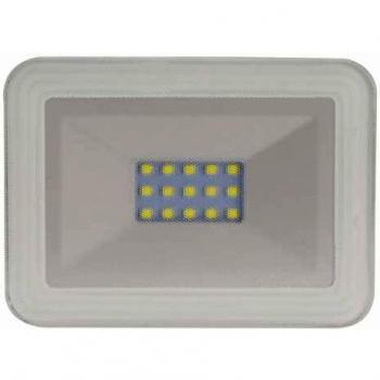 Proyector LED Slim 10W 120lm/W IP65 Cristal Blanco Frío 6000K