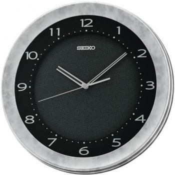 Reloj de Pared Seiko QXA817S Plata y Negro Plástico