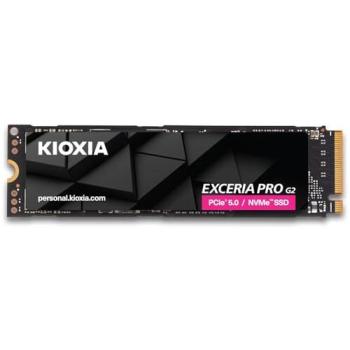 Disco Duro SSD Kioxia Exceria PRO G2 1TB M.2 PCIe Gen5, Lectura 14400MB/s, Disipación Avanzada