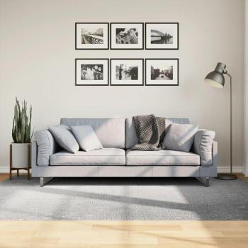 Alfombra corta de aspecto escandinavo IZA gris 160x230 cm