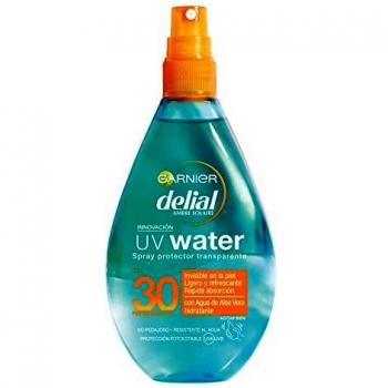 Garnier Delial UV Water Spray Protector Solar Transparente, Alta Protección para Cuerpo y Rostro IP30 - 150 ml