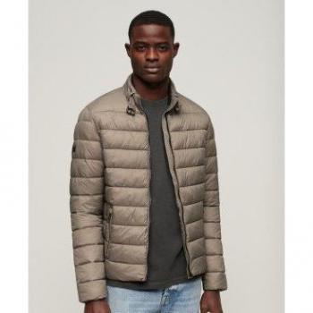 Chaqueta acolchada ligera taupe Superdry para hombre M5011851a Verde