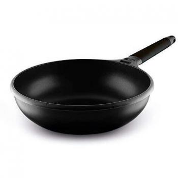 Castey - Wok Inducción 28 cm Mango Negro