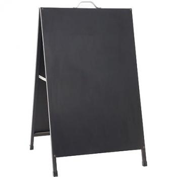 Pizarra Magnética Doble Cara 60x90 cm para Exterior - Caballete Escribible y Autoportante para Bares y Restaurantes