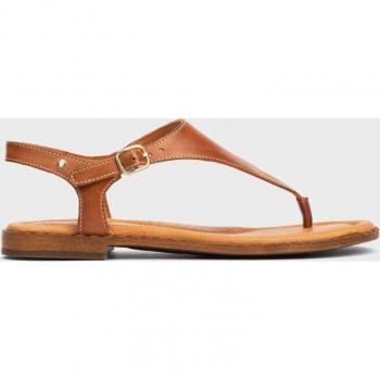 Sandalia plana de piel Algar W0X-0954 para mujer