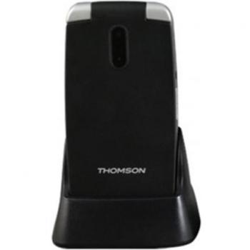 Thomson SEREA62BLK Teléfono Móvil 2.4 en Negro con Ión de Litio y Características SOS, Edge, GSM, Micro - 240 x 320 Pixeles