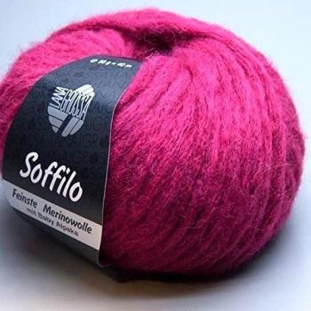 Ovillo de Lana Grossa Soffilo 006 Magenta