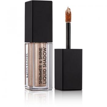 Flormar Shimmer & Shine Liquid Shadow Liquid Glitter Eyeshadow Shade 01 Cashmere Gold 4.5 ml