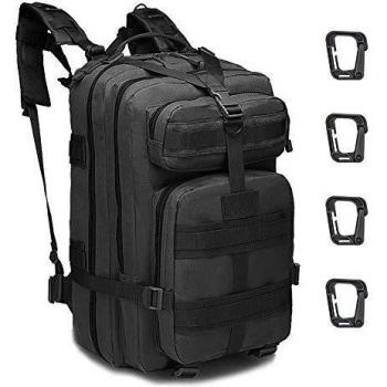 GNEGNI 45L Mochila Táctica de Asalto Militar Resistente al Agua Mochila Molle para Trekking Camping Senderismo Viajar