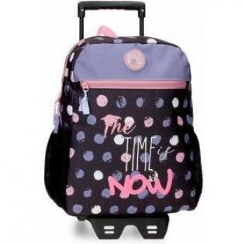 Mochila Preescolar Roll Road The time is now con carro