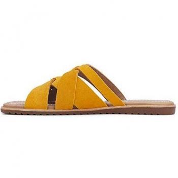 Columbia Ella Slide, Sandalias para Mujer, Yellow, 37 EU