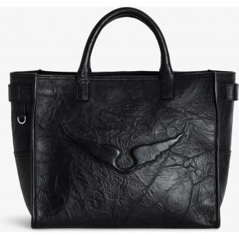 Bolso de mano negro Zadig & Voltaire Angel Tote para mujer
