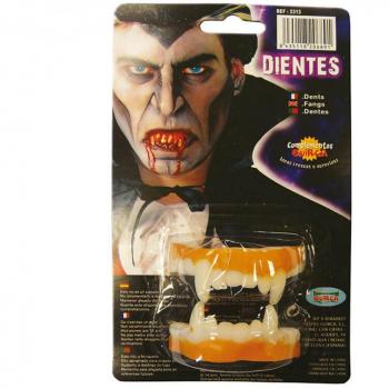 DIENTES VAMPIRO DOBLES LATEX