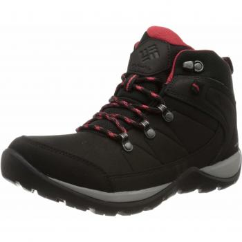 Columbia - Fire Venture L Mid II WP, Botas de Senderismo Mujer, Negro