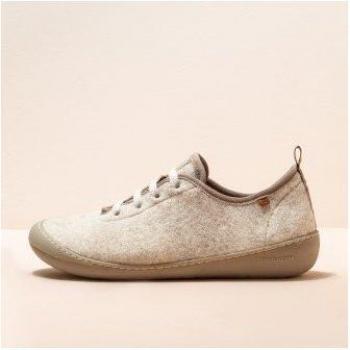 Zapatos NA65 Home beige El Naturalista - Calzado de cuero ecológico con diseño ergonómico y suela antideslizante.