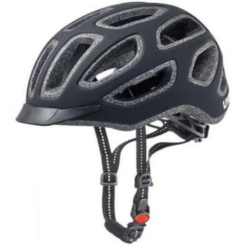 Uvex City E - Casco de ciclismo unisex, color negro mate