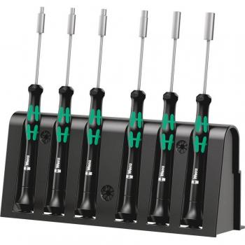 Wera 6 Piece Metric Precision Micro Nutdriver Screwdriver Set
