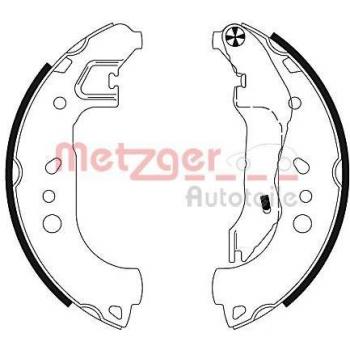 Juego de zapatas de freno METZGER MG 132