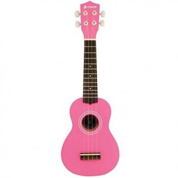 Chord | Soprano Ukulele With Carry Case | Pink